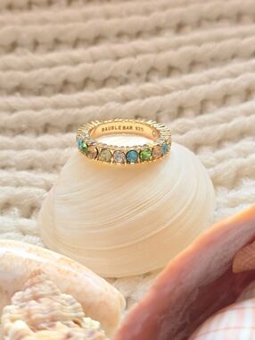 🍒NWOT🍒 BAUBLEBAR S925 Multicolor Eternity Ring